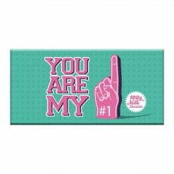Ohitsperfect Kids Birthday Milk Chocolate Bar - You Are My Number #1