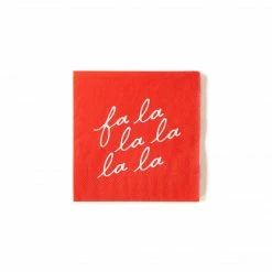 Ohitsperfect Party Fa La La Cocktail Napkin 24pk Christmas