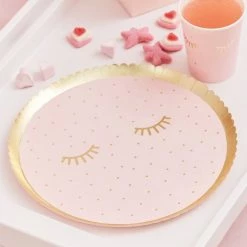 Ohitsperfect Pink Pamper Party Paper Plates
