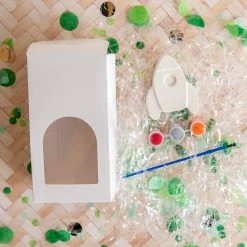Ohitsperfect Kids Birthday Paint Your Own Plaster Favour - Rocket