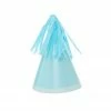 Ohitsperfect Kids Birthday Tassel Pastel Blue Party Hats 10pk