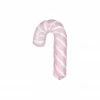 Ohitsperfect Christmas Pastel Pink Candy Cane Foil Balloon - Mini