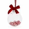 Christmas Peppermint Filled Bauble