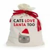 Ohitsperfect Pet Santa Sack – Cats Love Santa