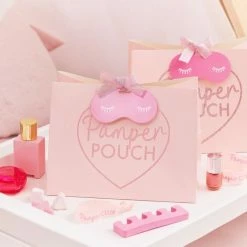 Ohitsperfect Pink Glitter Pamper Pouch Pamper Party Bag Kids Birthday