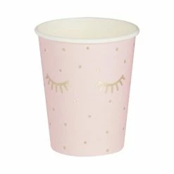 Ohitsperfect Pink Pamper Party Paper Cups Kids Birthday