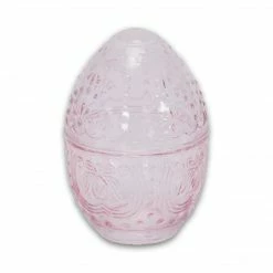 Ohitsperfect Pink Glass Easter Egg