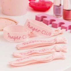 Ohitsperfect Pink Glitter Pamper Club Party Bands
