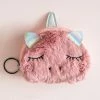 Ohitsperfect Plush Unicorn Coin Purse Keyring - Rose Pink Kids Birthday 2 Ohitsperfect Plush Unicorn Coin Purse Keyring - Rose Pink Kids Birthday