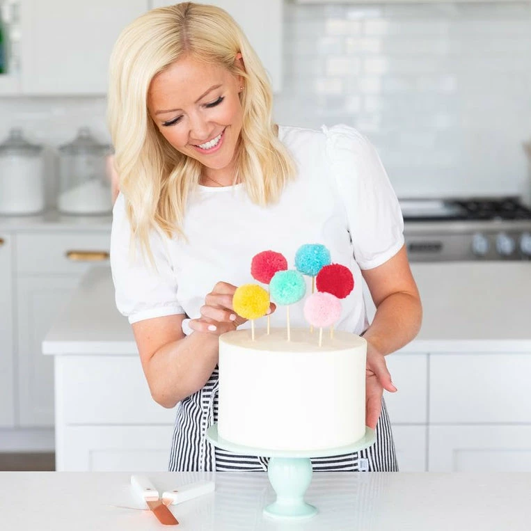 Ohitsperfect Cake Toppers Pom Pom Cake Topper 3 Ohitsperfect Cake Toppers Pom Pom Cake Topper