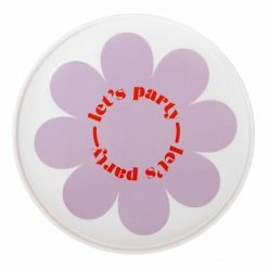 Ohitsperfect Porcelain Plates Porcelain Plate - Let's Party Daisy