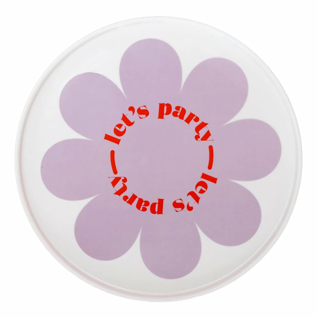 Ohitsperfect Porcelain Plates Porcelain Plate - Let's Party Daisy 3 Ohitsperfect Porcelain Plates Porcelain Plate - Let's Party Daisy