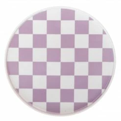 Ohitsperfect Porcelain Plate - Lilac Checkered (Factory Seconds) Porcelain Plates