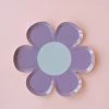 Ohitsperfect Rainbow Bloom Daisy Side Plate Purple 8pk