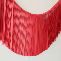 Ohitsperfect Bridal Shower & Hens Fringe Garland - Red