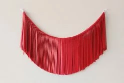 Ohitsperfect Bridal Shower & Hens Fringe Garland - Red