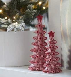 Ohitsperfect Red And White Strap Christmas Tree Large