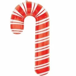 Ohitsperfect Red Candy Cane Christmas Foil Balloon - Jumbo