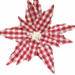 Ohitsperfect Red White Check Poinsettia