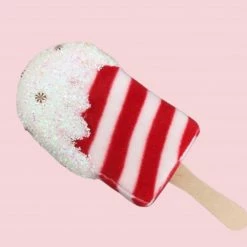 Christmas Red White Striped Icypole Hanging Ornament