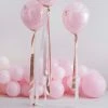 Ohitsperfect Rose Gold And Pink Streamer Balloon Tails Bridal Shower & Hens