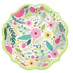 Ohitsperfect Bridal Shower & Hens Spring Blossoms Dinner Paper Plate