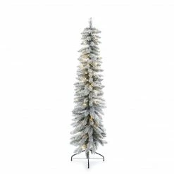 Ohitsperfect Scandinavian Fir Snow Tree 5.5 Foot - 100 LED