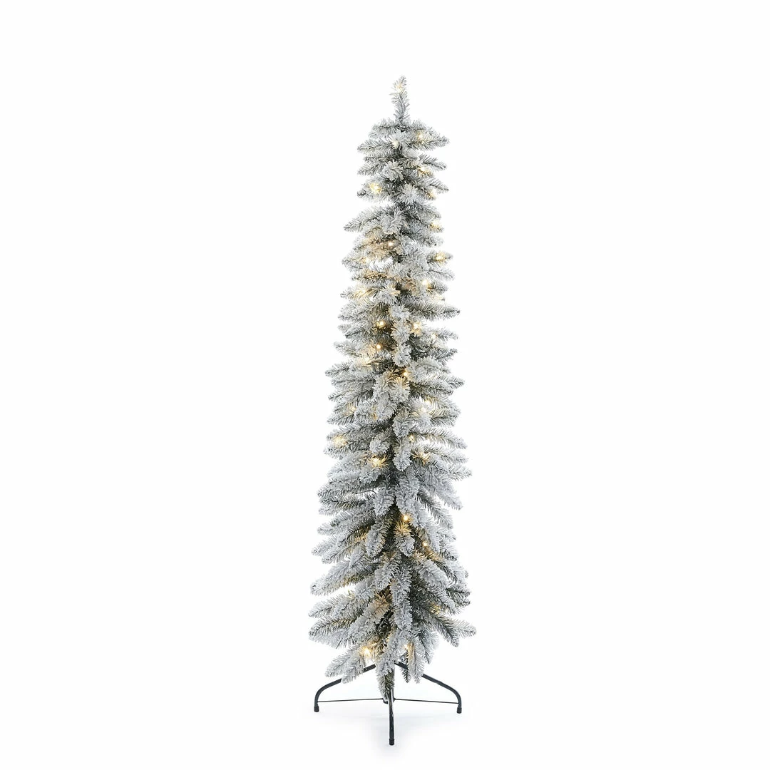 Ohitsperfect Scandinavian Fir Snow Tree 5.5 Foot - 100 LED 3 Ohitsperfect Scandinavian Fir Snow Tree 5.5 Foot - 100 LED