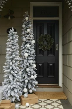 Ohitsperfect Scandinavian Fir Snow Tree 5.5 Foot - 100 LED 7 Ohitsperfect Scandinavian Fir Snow Tree 5.5 Foot - 100 LED