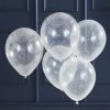 Ohitsperfect Silver Angel Hair Confetti Balloons