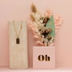 Ohitsperfect Zodiac Necklace And Posy Gift Box - Taurus Bloom Bar