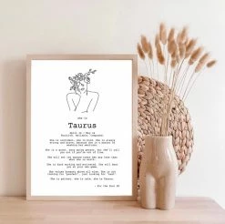 Ohitsperfect Zodiac Necklace And Posy Gift Box - Taurus Bloom Bar 7 Ohitsperfect Zodiac Necklace And Posy Gift Box - Taurus Bloom Bar