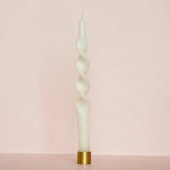Ohitsperfect Twist Candle - Snow 28cm