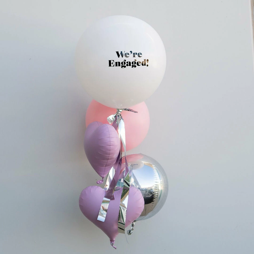 Ohitsperfect We're Engaged Balloon Bouquet Kit Engagement 3 Ohitsperfect We're Engaged Balloon Bouquet Kit Engagement