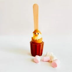 Ohitsperfect Kids White Milk Chocolate Chick Spoon Easter