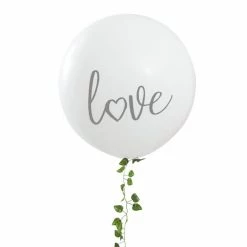 Ohitsperfect White Giant Printed Love Balloon