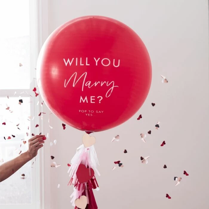 Ohitsperfect Valentineās Will You Marry Me Proposal Balloon 3 Ohitsperfect Valentineās Will You Marry Me Proposal Balloon