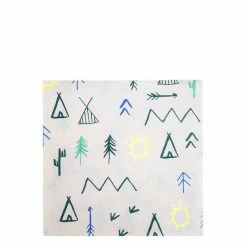 Ohitsperfect Kids Birthday Let's Explore Woodland Adventure Large Napkins