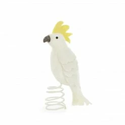 Ohitsperfect Wool Yellow Cockatoo Christmas Tree Topper
