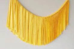 Ohitsperfect Bridal Shower & Hens Fringe Garland - Egg Yolk