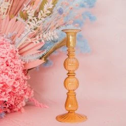 Ohitsperfect Toffee Bubble Glass Candleholder