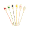 Ohitsperfect Melamine Latte Spoons 1pcs Heart Prints