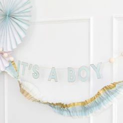 Ohitsperfect It's A Boy Baby Shower Banner
