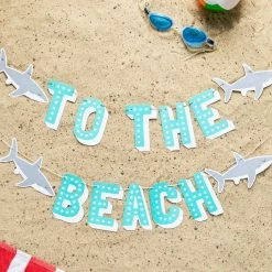 Ohitsperfect To The Beach Banner Garlands