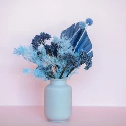 Ohitsperfect Bitty Bud Vase Arrangement - Indigo Blue