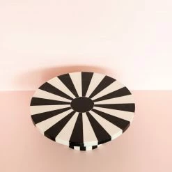 Ohitsperfect Sunburst Resin Cake Stand Onyx Adult Birthday