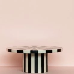 Ohitsperfect Sunburst Resin Cake Stand Onyx Adult Birthday