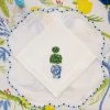 Ohitsperfect Bleu Embroidered Napkin Set