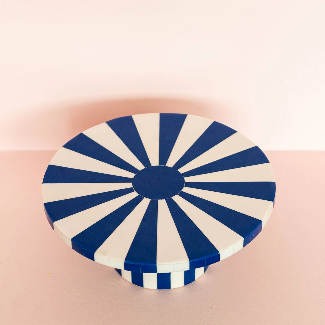 Ohitsperfect Sunburst Resin Cake Stand Azure 4 Ohitsperfect Sunburst Resin Cake Stand Azure