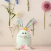Ohitsperfect Blue Floral Bunny Easter Egg